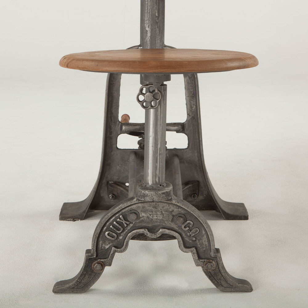 French Vintage Industrial Architect Drafting Table with ...