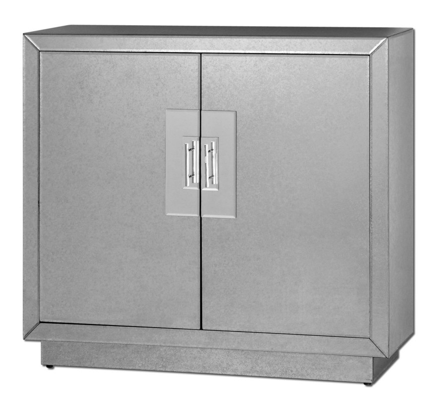 Andover Mirrored Console with 2 Doors Zin Home