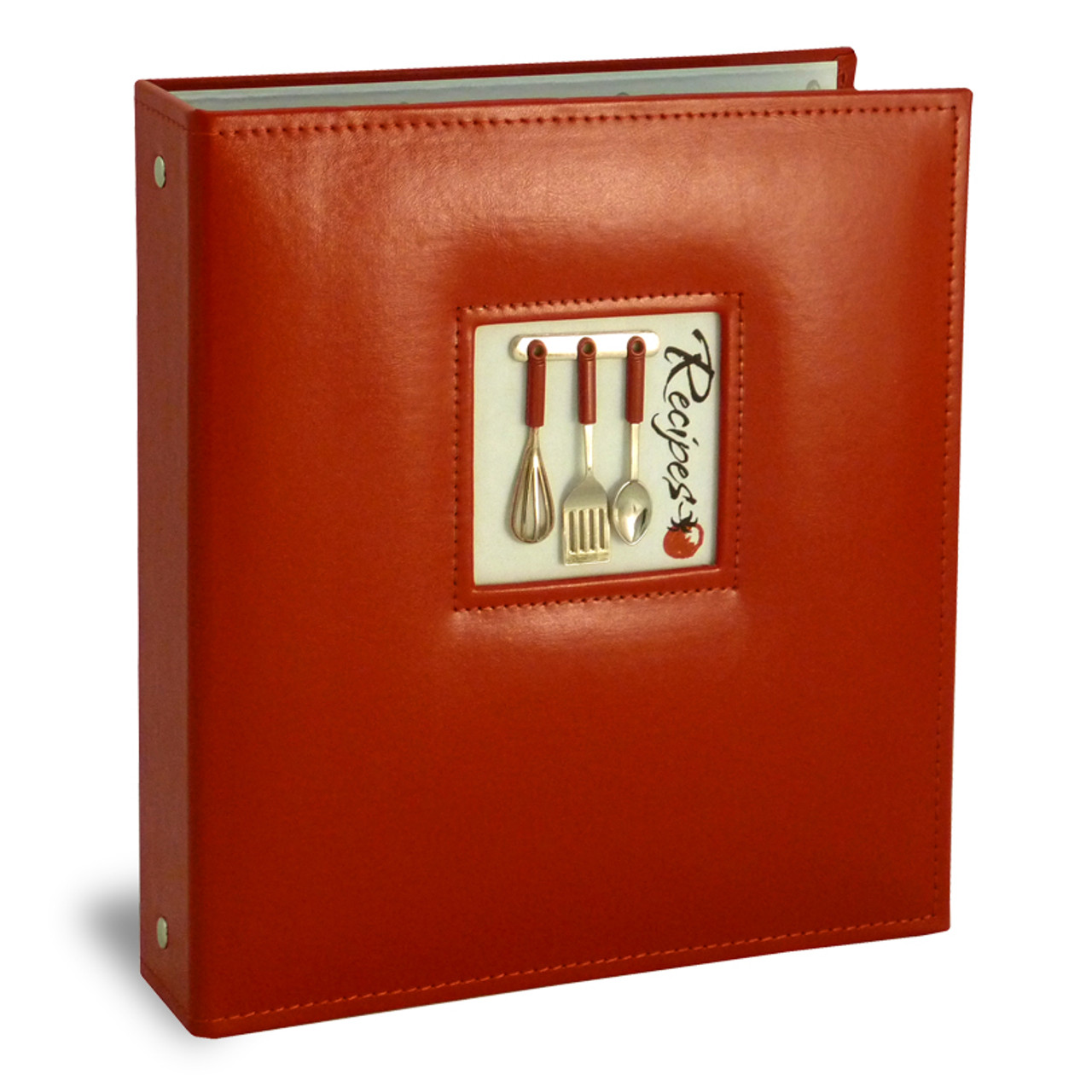 Old Leather Look Family Tree Genealogy Binder | Zazzle.com Bright Red Recipe Card Binder - Imitation Leather - Buy Online