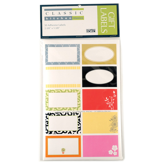 Jar or Tin Labels - Rectangular Variety Jar or Tin Labels - Rectangular Variety