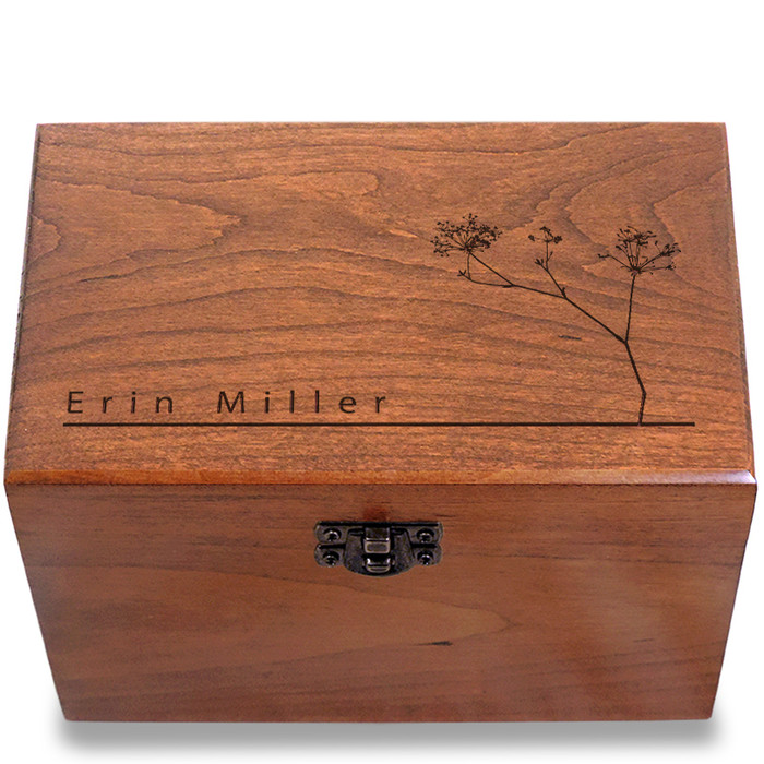 Recipe Box W Dividers Custom Engraved Recipe Box Kitchen Recipe Box W Dividers Custom Engraved Recipe Box Kitchen