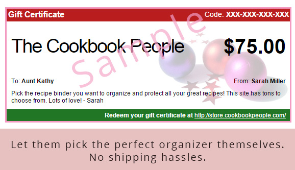 gift certificate