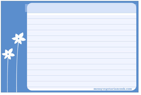 where can i buy blank recipe cards