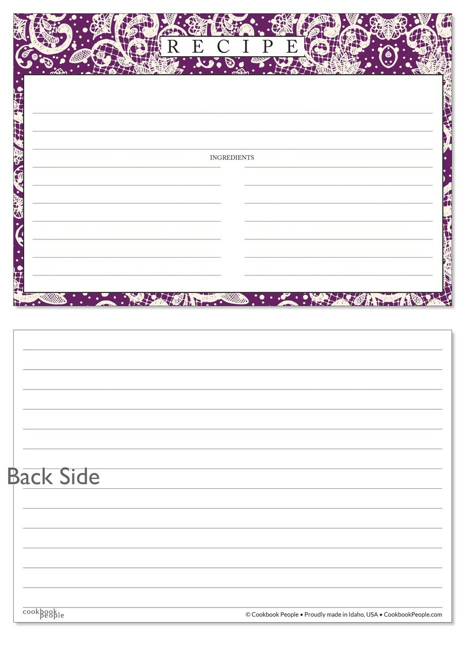 online recipe card