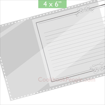 4x6 clear recipe binder buy online accessories page 4x6 recipe card binder
