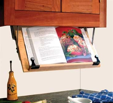 Under-counter Cookbook Stand - Organizes your kitchen