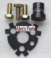 Cam Button & Lock Plate Kit, Mark IV Big Block Chevy, Roller Button, Lock Plate and 3 Bolts