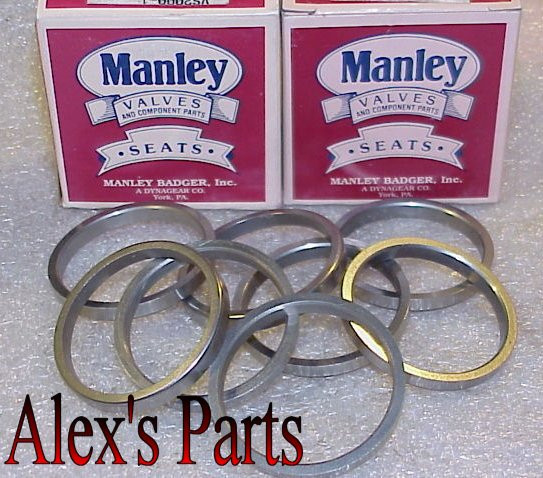 Exhaust Valve Seats Ford 312 Y Block Hardened Valve Set of 8 