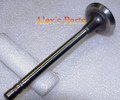 1.500" Stellite Faced Exhaust Valves, +.015" Oversize Stem, Double Groove, set of eight.