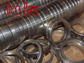 Valve Seat Inserts, High Nickel,  Universal Fit, 1.750" X 1.437" X .250", Set of Eight, 1750-4N
