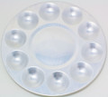 U-Art Mixing Plate Aluminum Round 10 wells