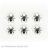 2x1.75x.25 wood shapes s/6 (SPDRS) wh/bk