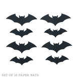 7x2.75, 9x3.5 paper bats 16 pcs, bk