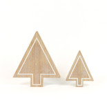 6.75x8x1, 4.25x5x1 chunky wd shp s/2 (TREE) bn