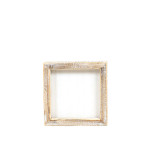 5x5x1.5 wood frame sign with white insert