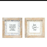 5x5x1.5 rvs wood frame sign (WORLD/DAD) multi