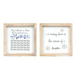 7x7x1.5 rvs wood frame sign (MOM/MESSY) multi
