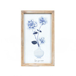 9x16x1.5 rvs wood frame sign (MOM/MEMORIES) multi