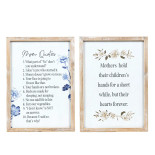 14x19x1.5 rvs wood frame sign (MOM/FOREVER) multi