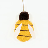 3x5x1.5 felt ornament (BEE) multi