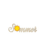 13x4x1 wood cutout (SUMMER) ntrl/yl