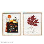 16x19x1.5 rvs wood frame sign (HALLOWEEN/FALL) multi