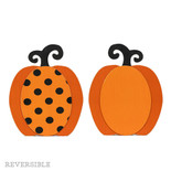 11x13x1.25 wood cutout (PUMPKIN) or/bk