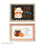 14x10x1.5 rvs wood frame sign (PUMPKINS/THANKS) multi