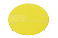 Number Plate Universal Oval with Mounting Bracket YELLOW