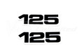 Side Panel Decals YZ "125"
