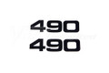 Side Panel Decals YZ "490"