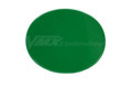 Number Plate Universal Oval Green