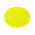 Number Plate Universal Oval Yellow