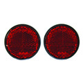 REFLECTOR ROUND RED stick on 43X9MM