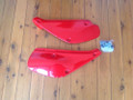 Honda Xr80 Xr100 Side Covers 1988 To 2001 Gloss New Reproduction Plastic