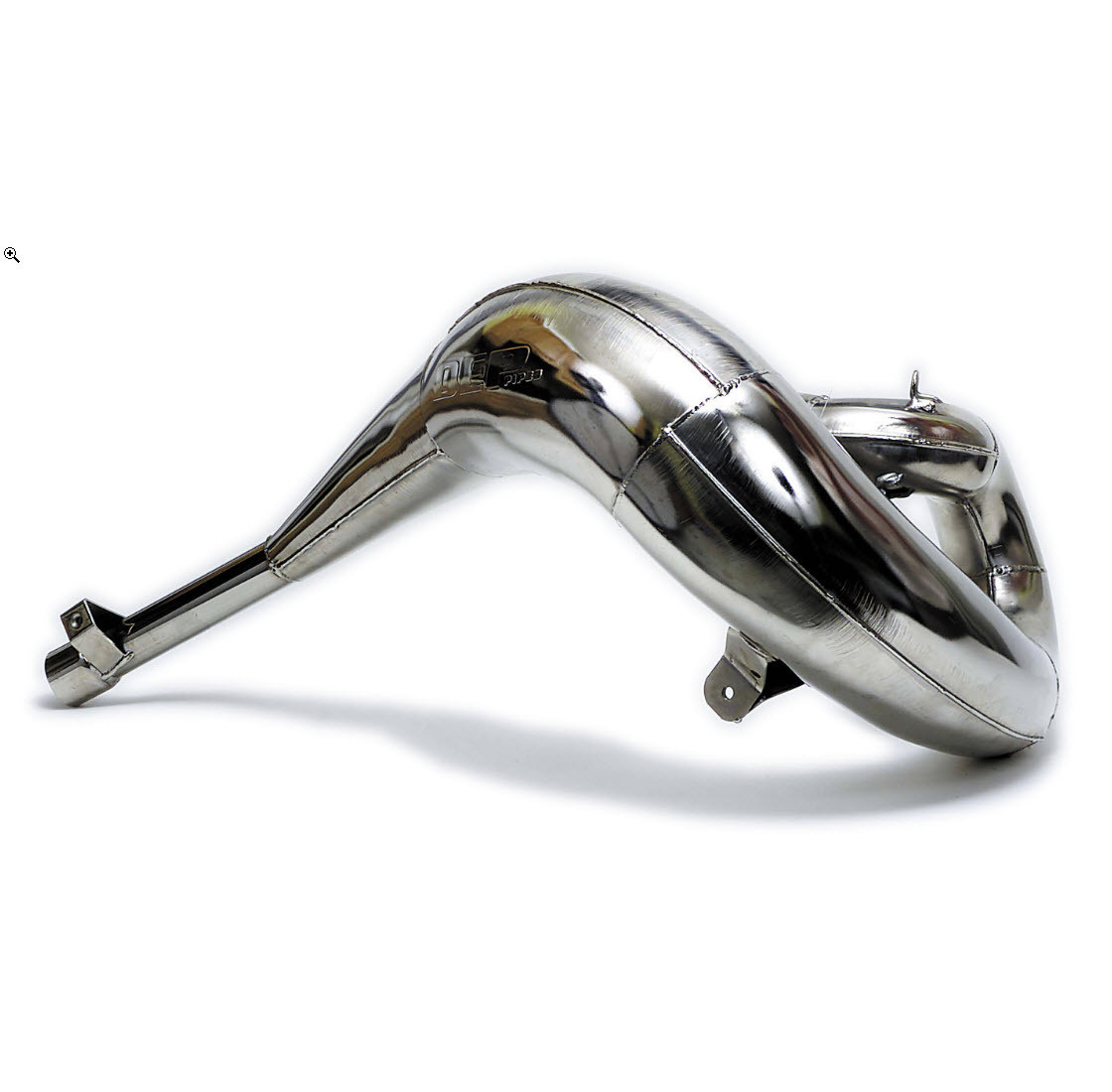 Yamaha YZ250 99-ON Nickel Finish MX Expansion Chamber Exhaust Pipe