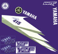 YAMAHA YZ, WRF STICKER KIT, BLUE FITMENT TEMPLATES TO SUIT: YZ, WRF, SIZE: 500mm x 500mm