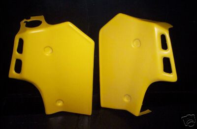 Polisport Radiator Shrouds Scoops Shroud Yellow SUZUKI RM125 RM250 1996-1998