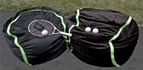 Tennis ball bean bag chairs