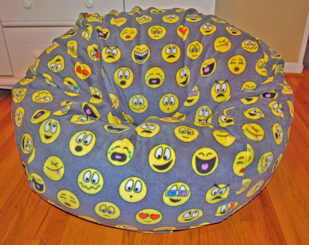 Ink Craft Bean Bag Cover Without Beans - Yellow, XL Size - Set of 1 fo -  Home Decor Lo