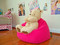 14" wide Doll Hot Pink Fleece with Stuffed Animal