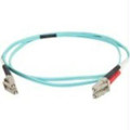 C2g 3m Lc-lc 40/100gb 50/125 Om4 Duplex Multimode Pvc Fiber Optic Cable - Aqua Part# 00999