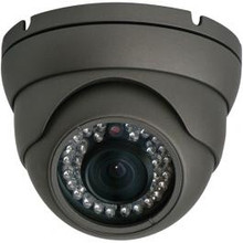 SPECO VLED23T7G Indoor/Outdoor IR Turret Camera w/ 3.6mm Lens, Dark Grey Housing, Part No# VLED23T7G
