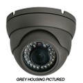 SPECO VLED23T7W Indoor/Outdoor IR Turret Camera w/3.6mm Lens, White Housing, Part No# VLED23T7W