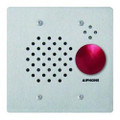 AiPhone IE-SSR FL MT 2-GANG SUB STATION W/ RED MUSHROOM BUTTON, STAINLESS STEEL, Part No# IE-SSR
