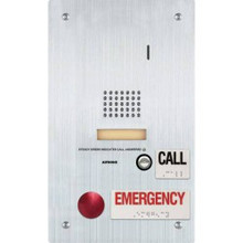 AiPhone IS-SS-2RA AUDIO DOOR STATION W/ STD. & EMERGENCY CALL BUTTONS, Part No# IS-SS-2RA 
