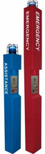 AiPhone TW-EMB TOWER EMERGENCY LABEL, BLUE, Part No# TW-EMB 
