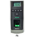 ZKACCESS F6 Standalone Biometric Reader Controller, Part No# F6
