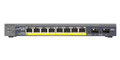 NETGEAR GS110TP-100NAS ProSafe® 8 Port Gigabit Smart Switch with PoE and 2 SFP, Part No# GS110TP-100NAS