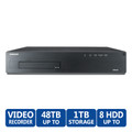 SAMSUNG SRN-1000-1TB 100Mbps Recording/64Mbps Playback throughput, 8 HDD bays, HDD Temperature Monitoring, 2 eSATA ports, Part No# SRN-1000-1TB
